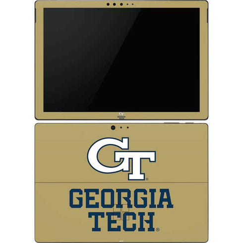 Georgia Institute of Technology Gold LogoType GT Surface Pro 6 Skin