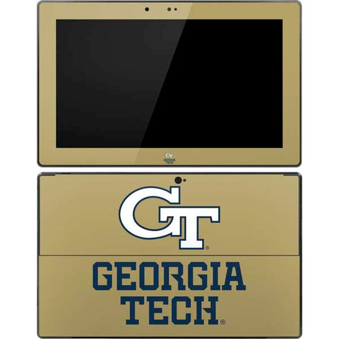 Georgia Institute of Technology Gold LogoType GT Surface Pro Tablet Skin