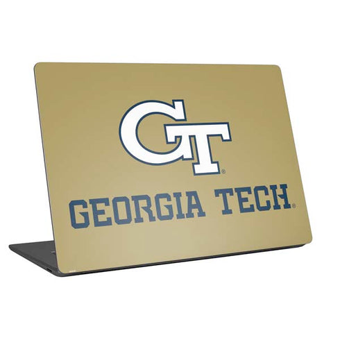 Georgia Institute of Technology Gold LogoType GT Universal Laptop 11in (8.8 x 6.2in) Skin