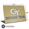 Georgia Institute of Technology Gold LogoType GT Universal Laptop 15in (12.2 x 8.8in) Skin