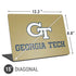 Georgia Institute of Technology Gold LogoType GT Universal Laptop 15in (12.2 x 8.8in) Skin