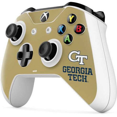 Georgia Institute of Technology Gold LogoType GT Xbox One S All-Digital Edition Bundle Skin