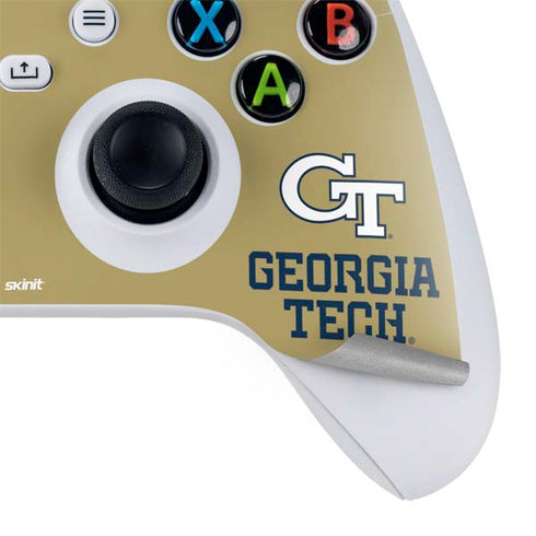 Georgia Institute of Technology Gold LogoType GT Xbox Series S Controller Skin