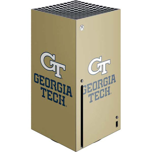 Georgia Institute of Technology Gold LogoType GT Xbox Series X Console Skin