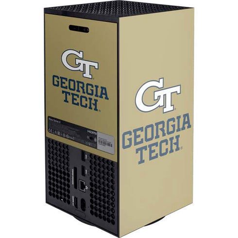 Georgia Institute of Technology Gold LogoType GT Xbox Series X Console Skin