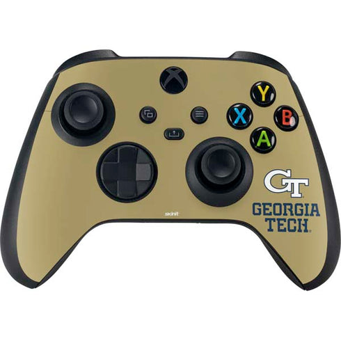 Georgia Institute of Technology Gold LogoType GT Xbox Series X Controller Skin