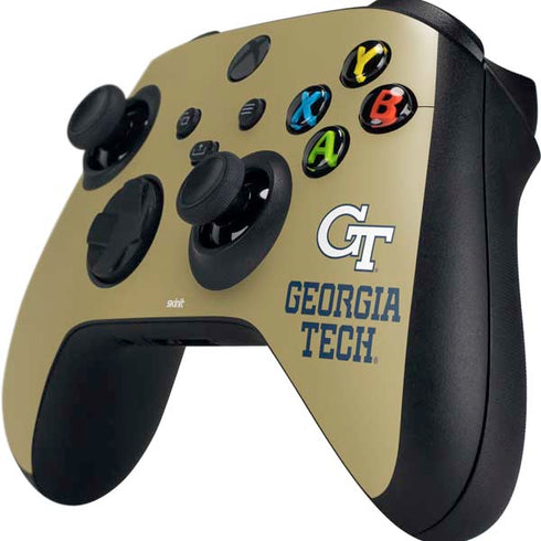Georgia Institute of Technology Gold LogoType GT Xbox Series X Controller Skin