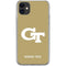 Georgia Institute of Technology Gold GT iPhone 11 Clear Case