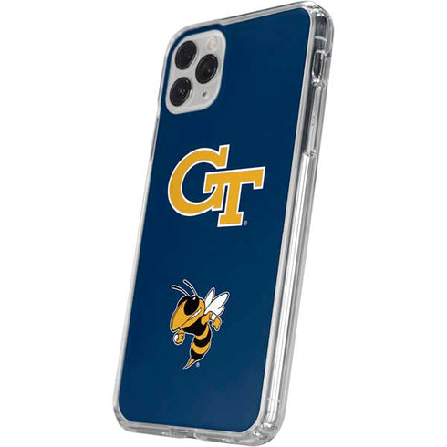 Georgia Institute of Technology Gold GT iPhone 11 Pro Clear Case