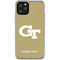 Georgia Institute of Technology Gold GT iPhone 11 Pro Clear Case