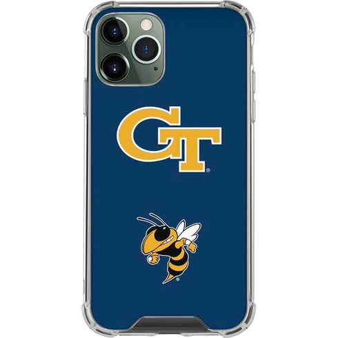 Georgia Institute of Technology Gold GT iPhone 11 Pro Max Clear Case
