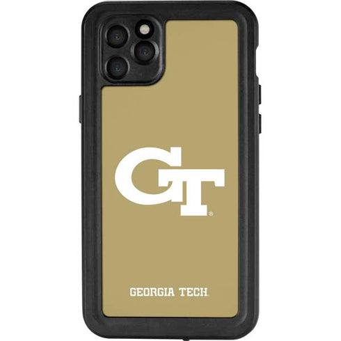 Georgia Institute of Technology Gold GT iPhone 11 Pro Max Waterproof Case