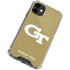 Georgia Institute of Technology Gold GT iPhone 12 Clear Case