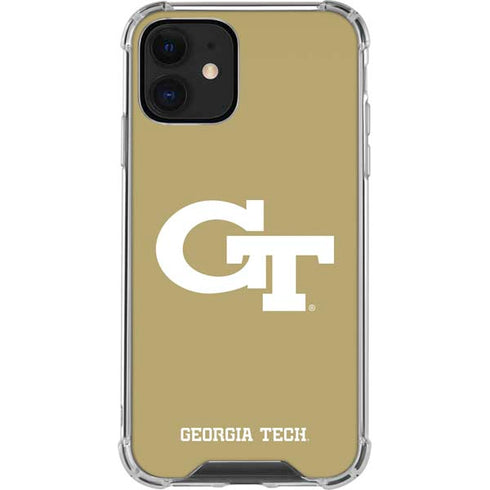 Georgia Institute of Technology Gold GT iPhone 12 Mini Clear Case