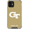 Georgia Institute of Technology Gold GT iPhone 12 Mini Clear Case