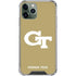 Georgia Institute of Technology Gold GT iPhone 12 Pro Clear Case