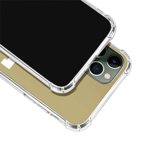 Georgia Institute of Technology Gold GT iPhone 12 Pro Clear Case