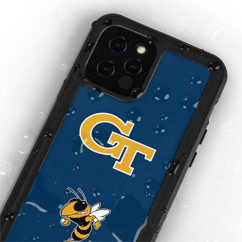 Georgia Institute of Technology Gold GT iPhone 12 Pro Max Waterproof Case