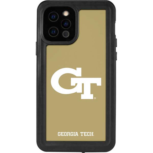 Georgia Institute of Technology Gold GT iPhone 12 Pro Waterproof Case