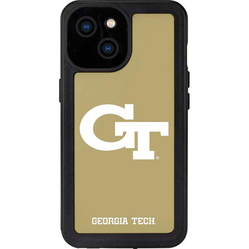 Georgia Institute of Technology Gold GT iPhone 13 Mini Waterproof Case