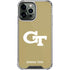 Georgia Institute of Technology Gold GT iPhone 13 Pro Max Clear Case
