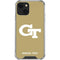 Georgia Institute of Technology Gold GT iPhone 14 Clear Case