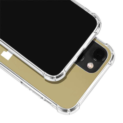 Georgia Institute of Technology Gold GT iPhone 14 Plus Clear Case