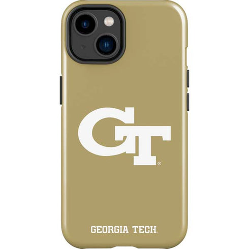 Georgia Institute of Technology Gold GT iPhone 14 Plus Impact Case