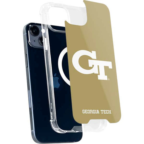 Georgia Institute of Technology Gold GT iPhone 14 Plus MagSafe Case