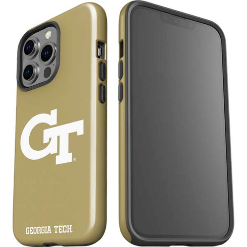 Georgia Institute of Technology Gold GT iPhone 15 Pro Impact Case