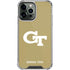Georgia Institute of Technology Gold GT iPhone 14 Pro Max Clear Case