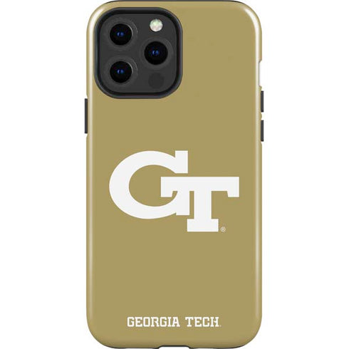 Georgia Institute of Technology Gold GT iPhone 15 Pro Max Impact Case