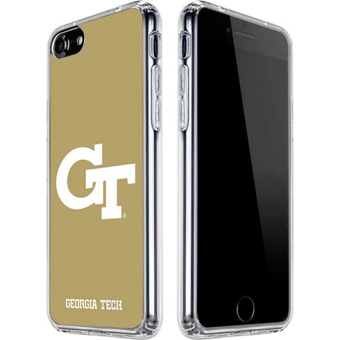 Georgia Institute of Technology Gold GT iPhone SE (2nd & 3rd Gen) Clear Case
