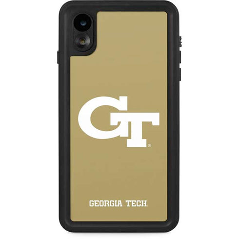 Georgia Institute of Technology Gold GT iPhone XR Waterproof Case