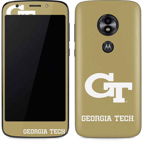 Georgia Institute of Technology Gold GT Moto E5 Play Skin
