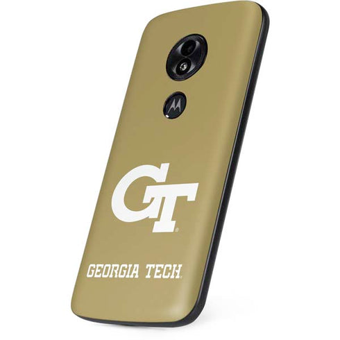 Georgia Institute of Technology Gold GT Moto E5 Play Skin