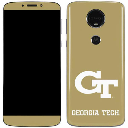 Georgia Institute of Technology Gold GT Moto E5 Plus Skin