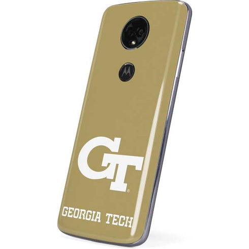 Georgia Institute of Technology Gold GT Moto E5 Plus Skin
