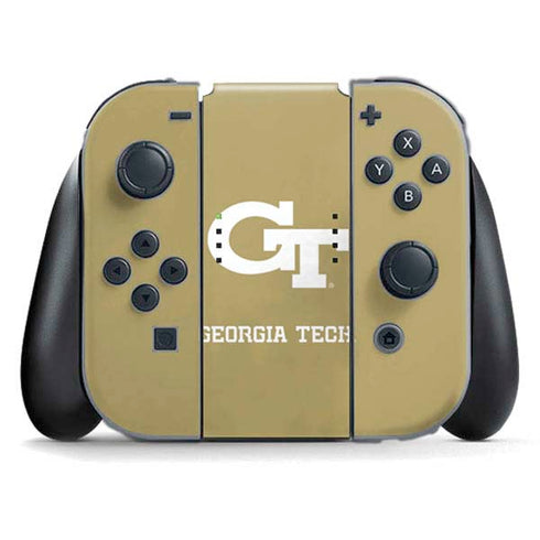 Georgia Institute of Technology Gold GT Nintendo Switch (2017-2021) Joy-Con Controller Skin