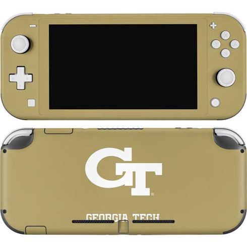 Georgia Institute of Technology Gold GT Nintendo Switch Lite Skin