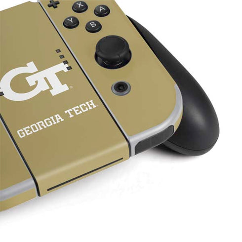Georgia Institute of Technology Gold GT Nintendo Switch OLED (2021) Skin