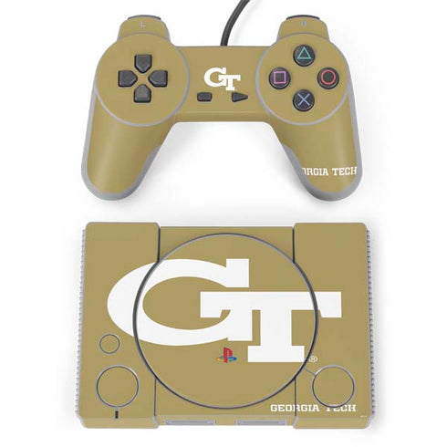 Georgia Institute of Technology Gold GT PlayStation Classic Bundle Skin