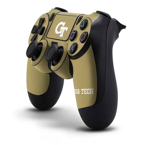 Georgia Institute of Technology Gold GT PS4 Pro/Slim Controller Skin