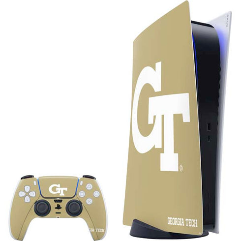 Georgia Institute of Technology Gold GT PS5 Digital Edition Bundle Skin