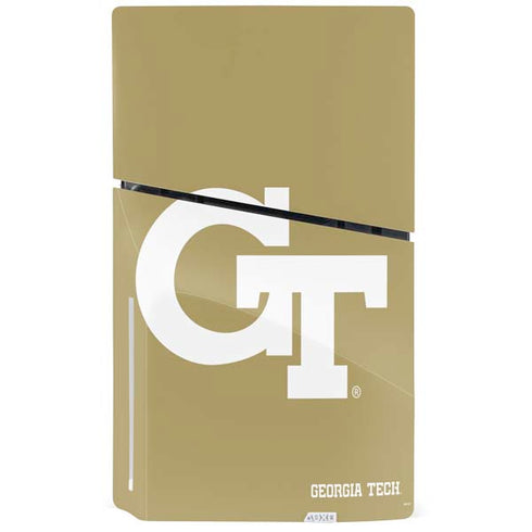 Georgia Institute of Technology Gold GT PS5 Slim Disk Console Skin