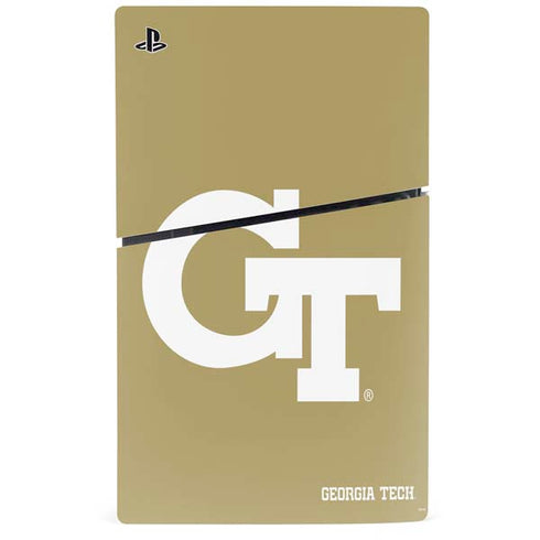 Georgia Institute of Technology Gold GT PS5 Slim Digital Edition Bundle Skin