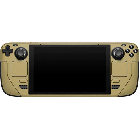 Georgia Institute of Technology Gold GT Steam Deck Handheld Gaming Computer Skin