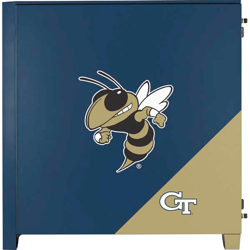 Georgia Institute of Technology Mascot Corsair 4000D Tempered Glass Mid-Tower ATX Case Skin