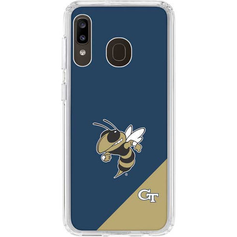 Georgia Institute of Technology Mascot Galaxy A20 Clear Case