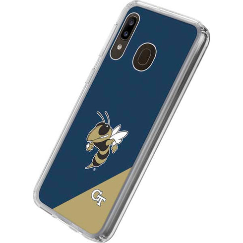 Georgia Institute of Technology Mascot Galaxy A20 Clear Case